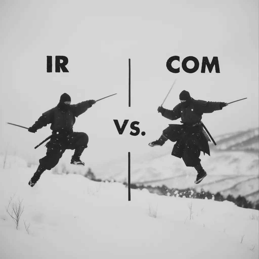 تفاوت دامنه ir و com چیست